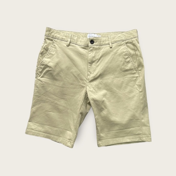Topman Khaki Shorts - Picture 5 of 7